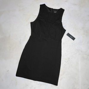 NWT Lulus "It's Lit" Black Mesh Bodycon Mini Dress